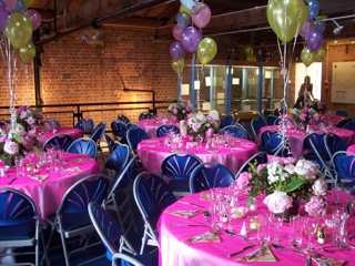 The fine Victorian building is a perfect setting for dinners, parties, and wedding receptions