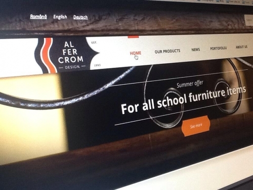 Web site developed on Wordpress platform [wordpress.org] for a firm producing and retailing urban street furniture.
