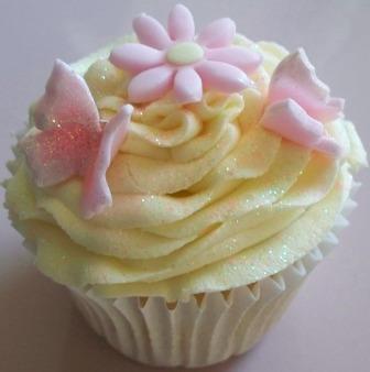 One of our 'Classic Vanilla' Cupcakes.