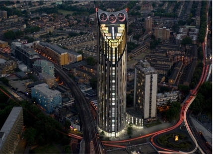 Animated Fly-Through and CGIs - Strata SE1, Brookfield Europe