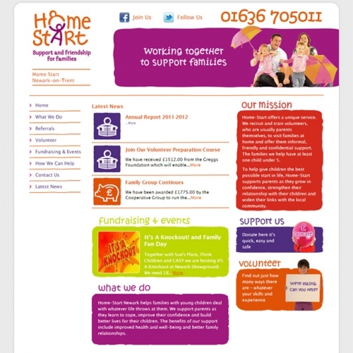 Homestart Screenshot