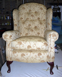 Wing arm chair after