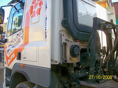Hydrogen Generator fitted to HGV Truck