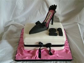 Shoe and Shoe Box Cake