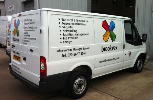 Van Sign Writing - Vinyl lettering and printed logo