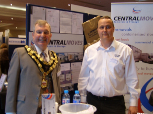 Scott with the Mayor