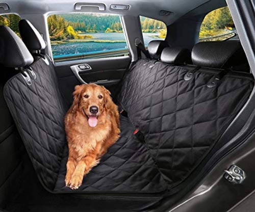 Dog Car Seat Cover, Waterproof & Scratch Proof & Nonslip Back Seat