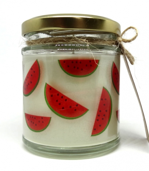 Watermelon Scented Jar Candle