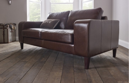 Wellington Contemporary Leather Sofa