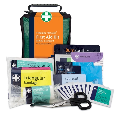 BS-8599-2 Vehicle First Aid Kit - Medium (Soft Case)