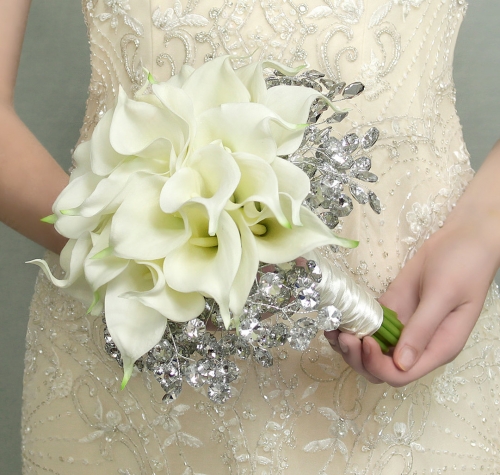 A calla lily bridal bouquet
