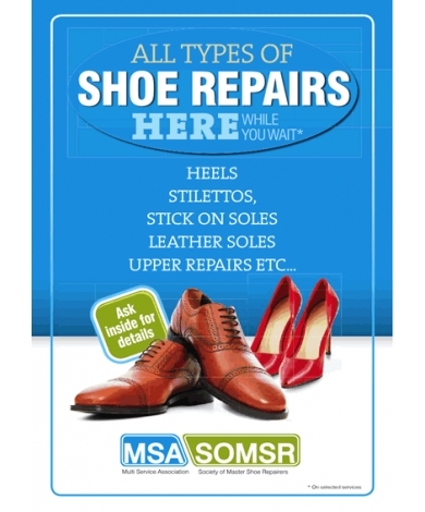 Shoe Repairs Poster