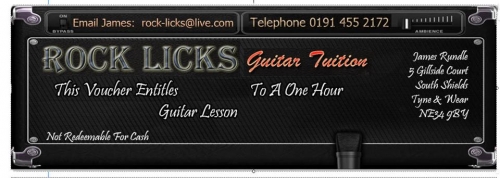 Guitar Gift Vouchers