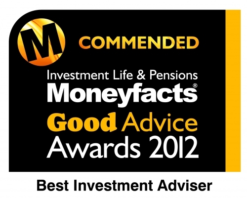 Moneyfacts Good Advice Best Investment Adviser Commended Award