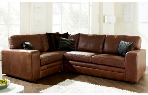 Modular Leather Corner Sofa