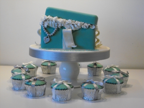 Tiffany Cupcakes Birthday Cake