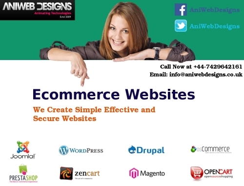 Ecommerce Websites Company London - Aniwebdesigns