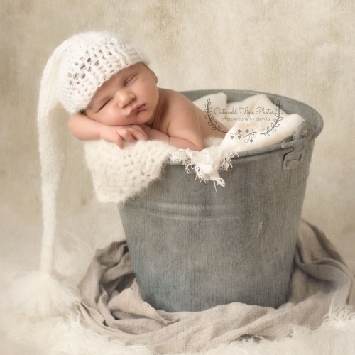 How Cute can a Baby in a Bucket be?