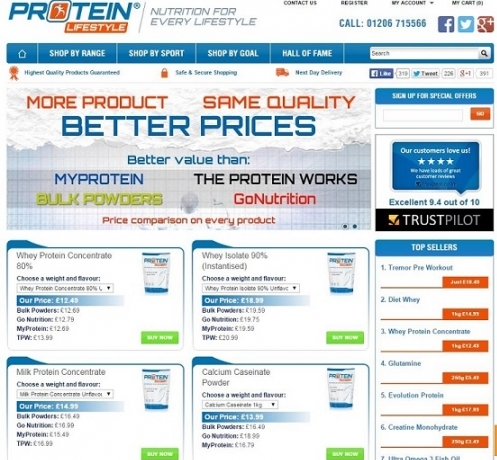 Head to Head price comparison for bodybuilding supplements by Protein Lifestyle