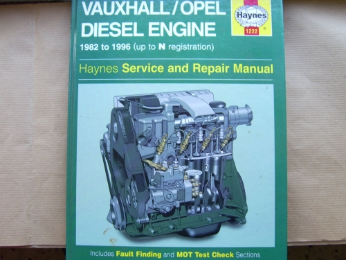 Haynes Vauxhall Diesel Engine Service and Repair Manual