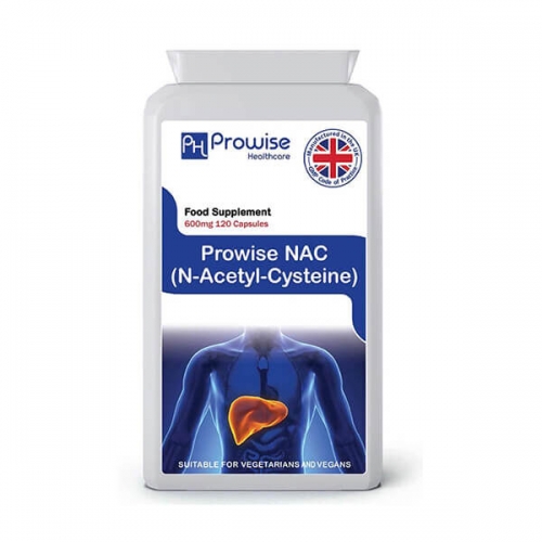 NAC N-Acetyl- Cysteine 600mg 120 Capsules | Suitable For Vegetarians & Vegans | Made In UK
