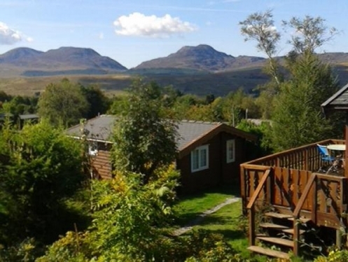 View From Sunset View log cabin - a Cadair View Lodge log cabin in Snowdonia