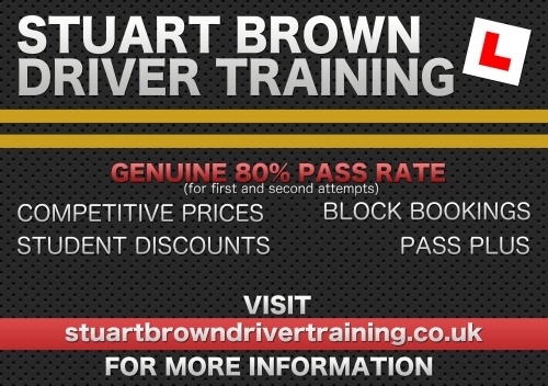 Stuart Brown Driver Training Advert