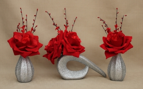 Artificial Flowers Red Roses