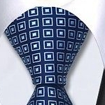 Oxford pattern Silk Tie