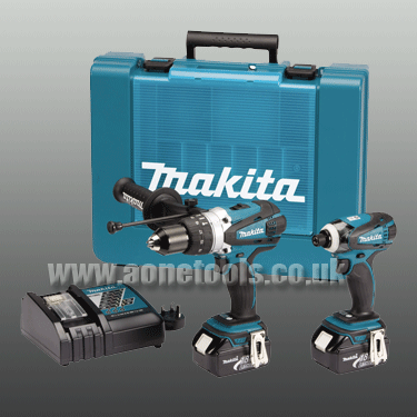 Makita DK18000 18v LXT Combi Drill & Impact Driver Kit