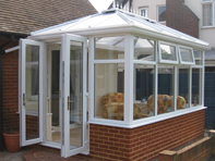 Conservatory installed onto bungalow in Felixstowe