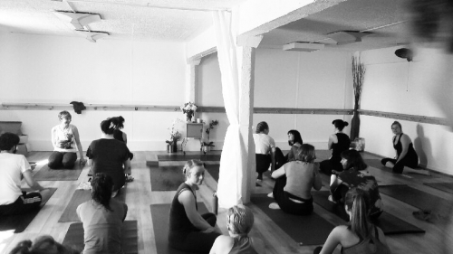 The Kali Collective Studio, getting ready for class to start