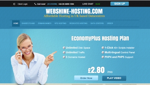 Premium Web Hosting from webshine-hosting.com