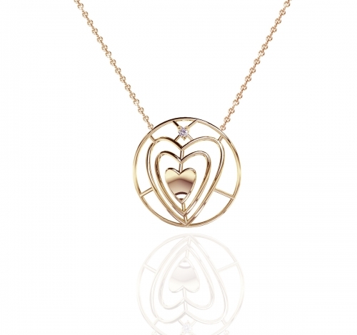 Everlasting Love Sweetheart Necklace by Jane North