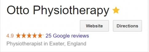 Google Review Exeter Physio