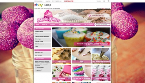 eBay store design and listing template