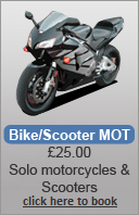From the smallest bikes too real big ones price remains at £25 as a Solo (without sidecar)