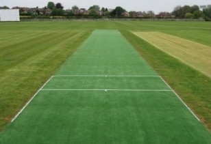 ECB Approved Non Turf cricket pitch installation