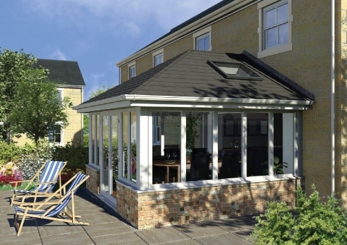conservatory with leka roof