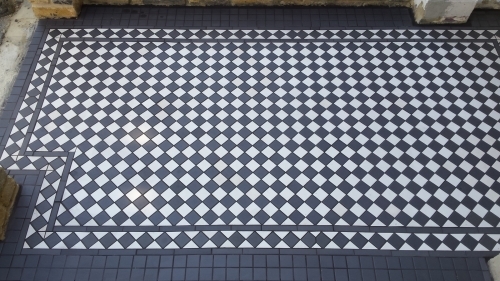 Victorian tiled path East London